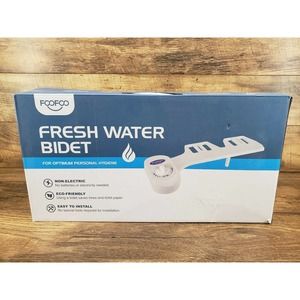 Bidet Fresh Water Spray Foofoo Mechanical White